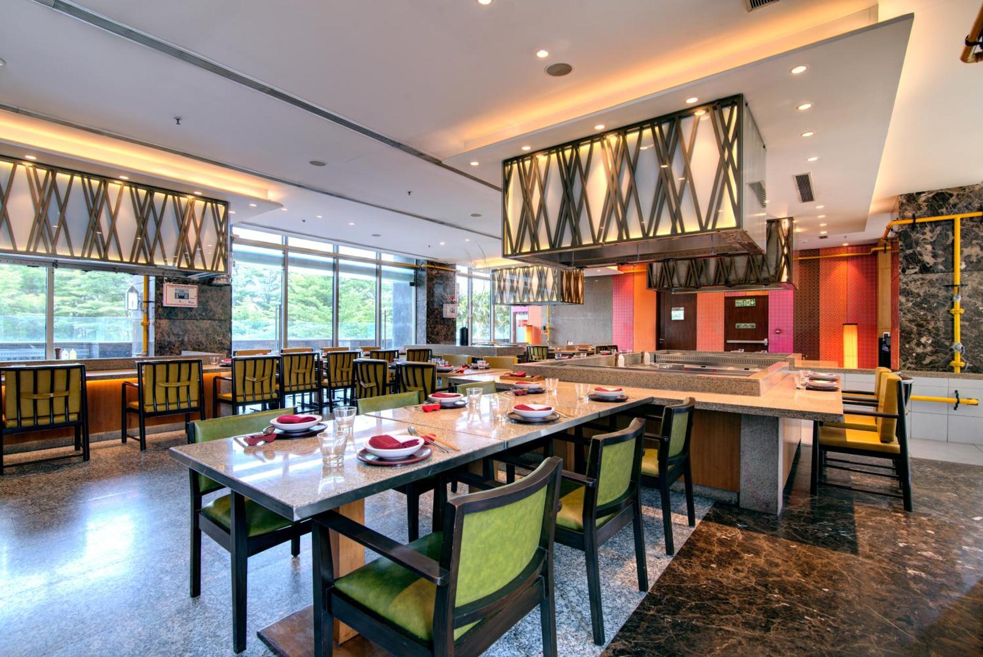 Hotel Hyatt Ahmadabad Zewnętrze zdjęcie The restaurant